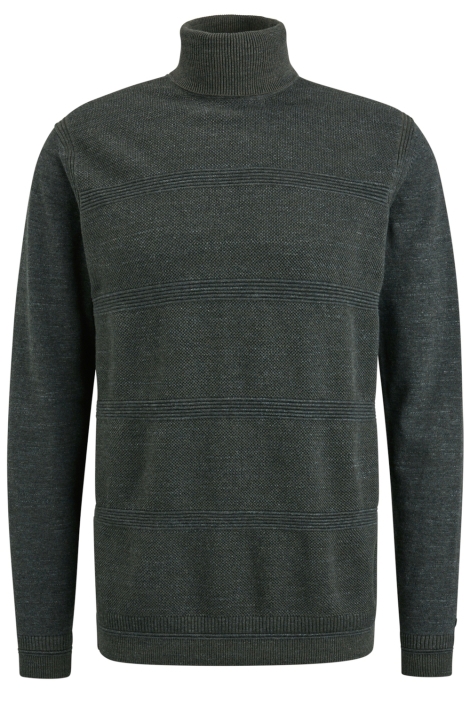 Cast Iron roll neck cotton heather plated ro
